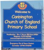 Cannington Primary School sign